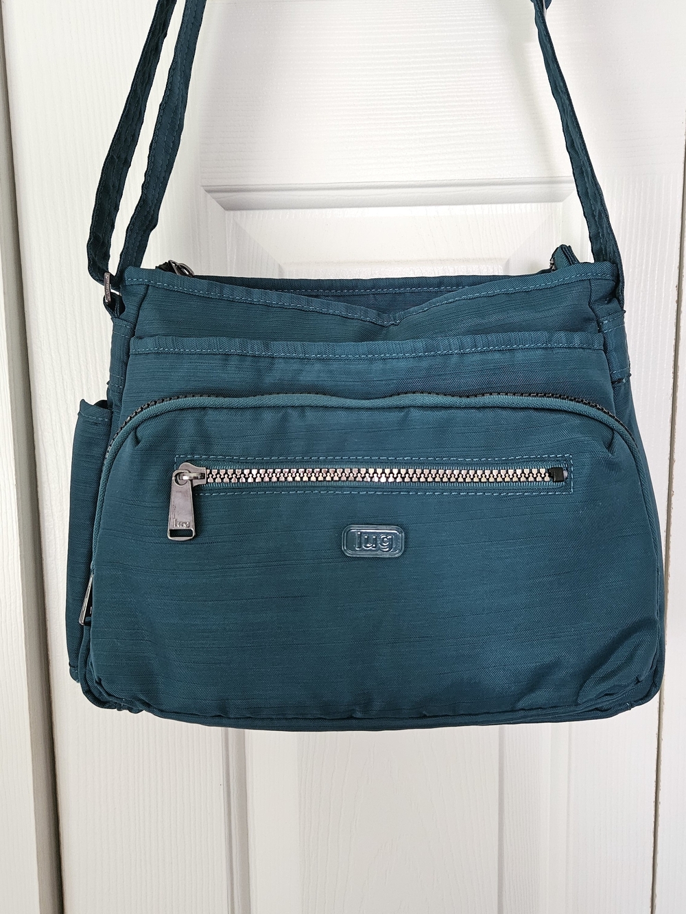lug Infinity Shimmy Teal Shoulder/Crossbody Bag - Picture 2 of 16